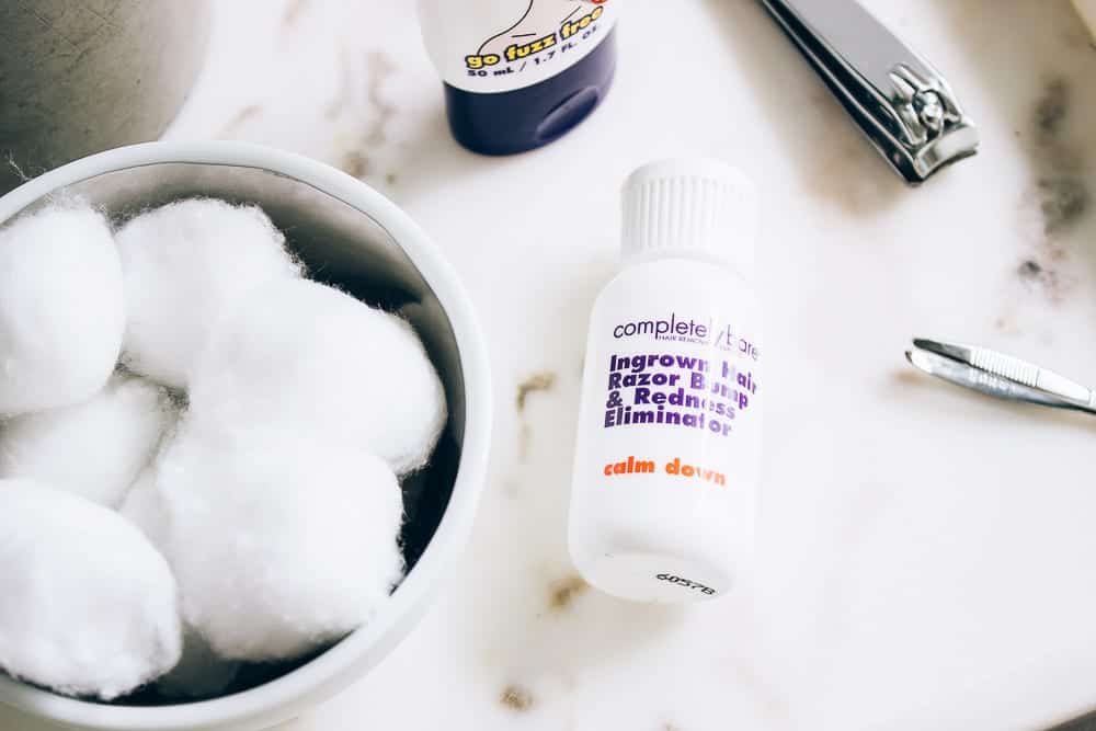 completely bare ingrown hair razor bump and redness eliminator