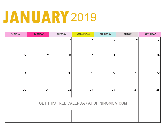 gold theme calendar shining mom